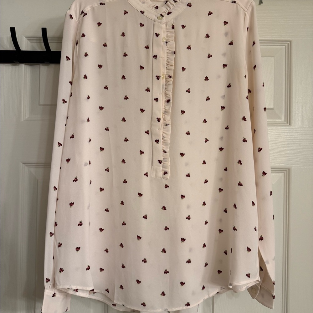 Ann Taylor LOFT Baby Pink Blouse